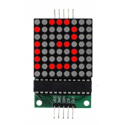 Matryca LED 8x8 czerwona 32x32mm sterownik MAX7219